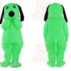 Green Dog Mascot Costume