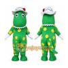 Green Dorothy Dinosaur Mascot Costume