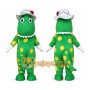 Green Dorothy Dinosaur Mascot Costume