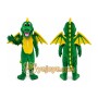 Green Dragon Mascot Costume