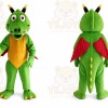 Green Dragon Mascot Dino Dinosaur Rex Costume