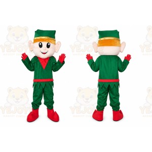 Green Dress Boy Mascot Costume