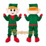 Green Dress Boy Mascot Costume