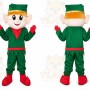 Green Dress Boy Mascot Costume