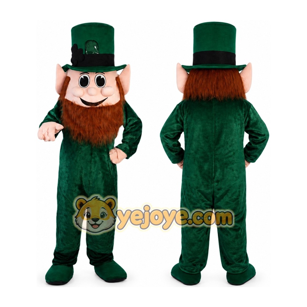 Green Dwarf Elf Mascot Costume for Adult