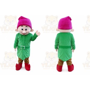 Green Dwarf Elf Mascot Costume