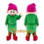 Green Dwarf Elf Mascot Costume
