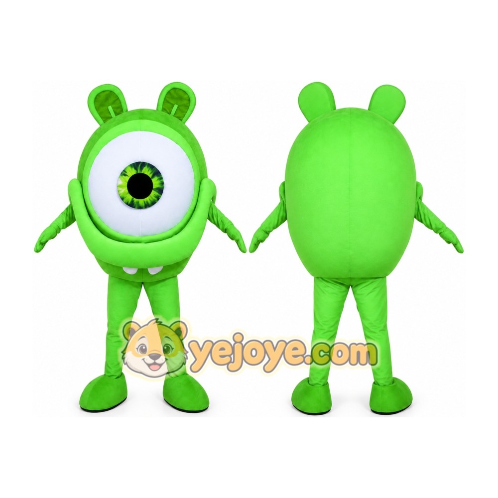 Green Eyes Mascot Costume