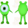 Green Eyes Mascot Costume