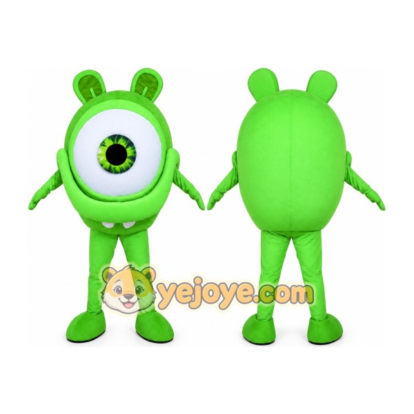 Green Eyes Mascot Costume