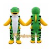 Green Fish Mascot Costume Green Fish Mascot Costume