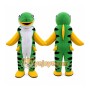Green Fish Mascot Costume