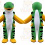 Green Fish Mascot Costume