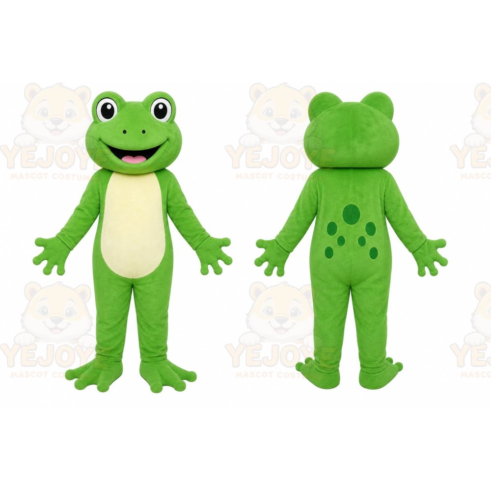 Green Frog Mascot Costume