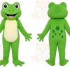 Green Frog Mascot Costume