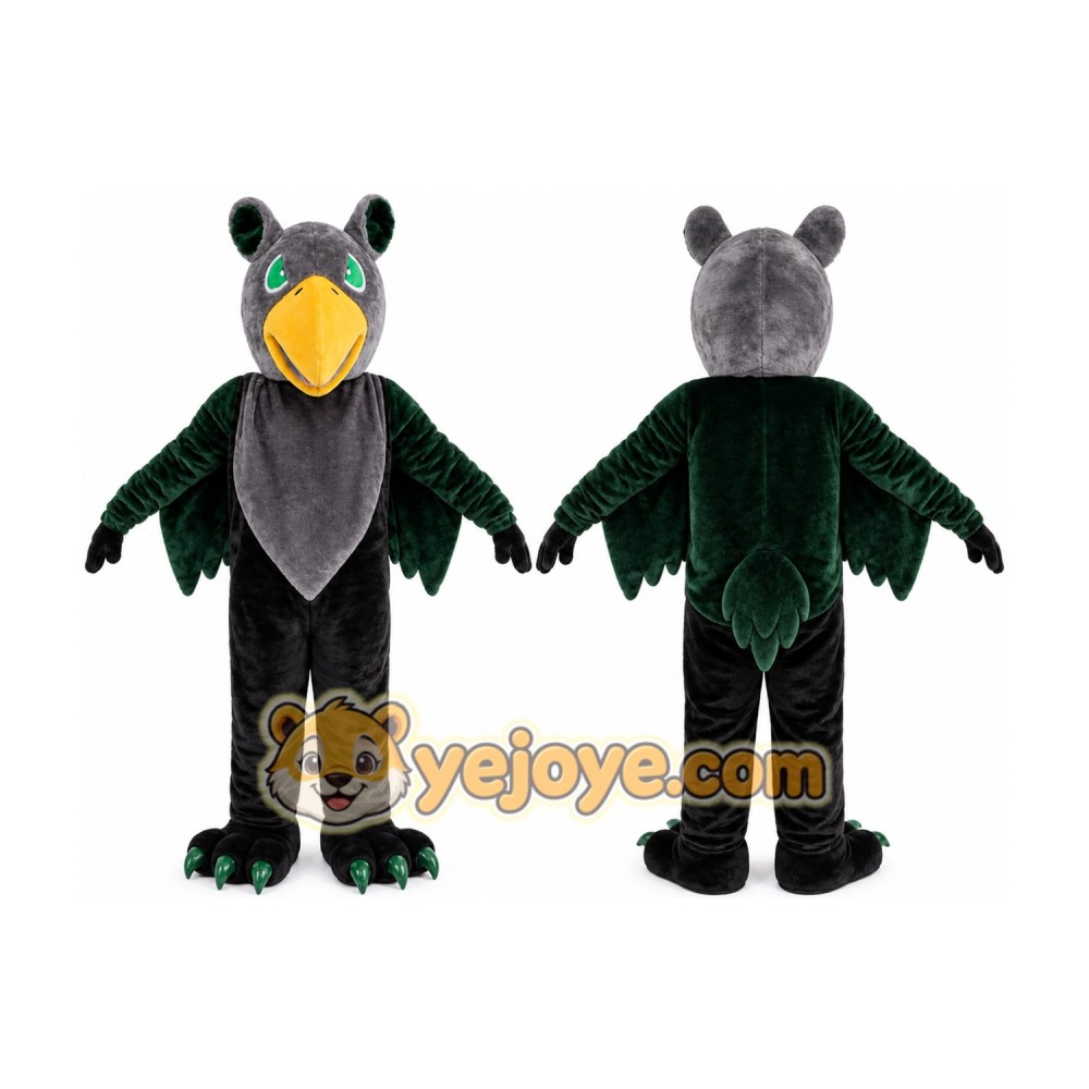 Green Griffin Mascot Gryphon Costume Green Griffin Mascot Gryphon Costume