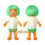 Green Hair Girl Mascot Costume