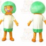 Green Hair Girl Mascot Costume