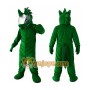 Green Horse Cartoon Mascot Costume