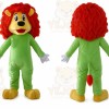 Green Lion Mascot Costume Animal Mascot