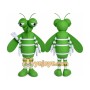 Green Mosquito Mascot Costume Insect Mascots