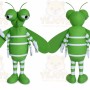 Green Mosquito Mascot Costume Insect Mascots