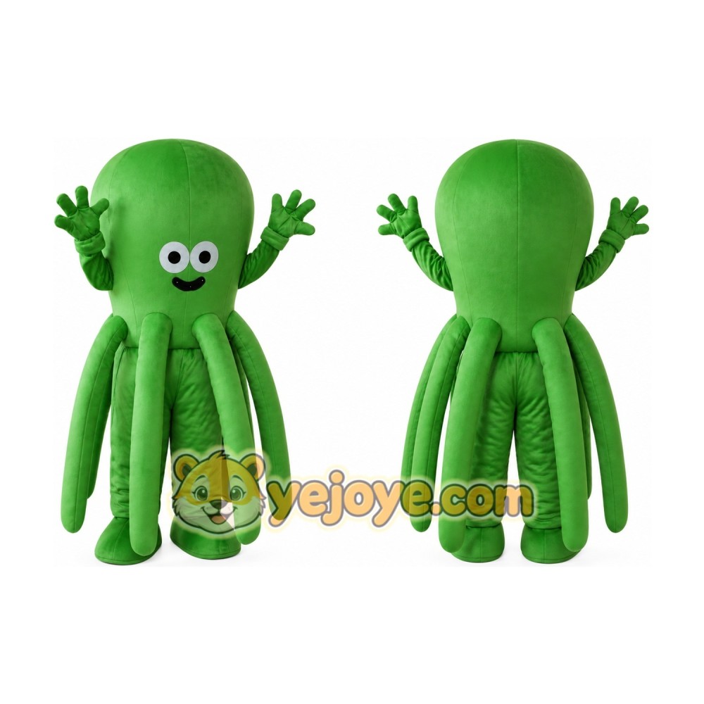 Green Octopus Mascot Costume for Adult Green Octopus Mascot Costume for Adult