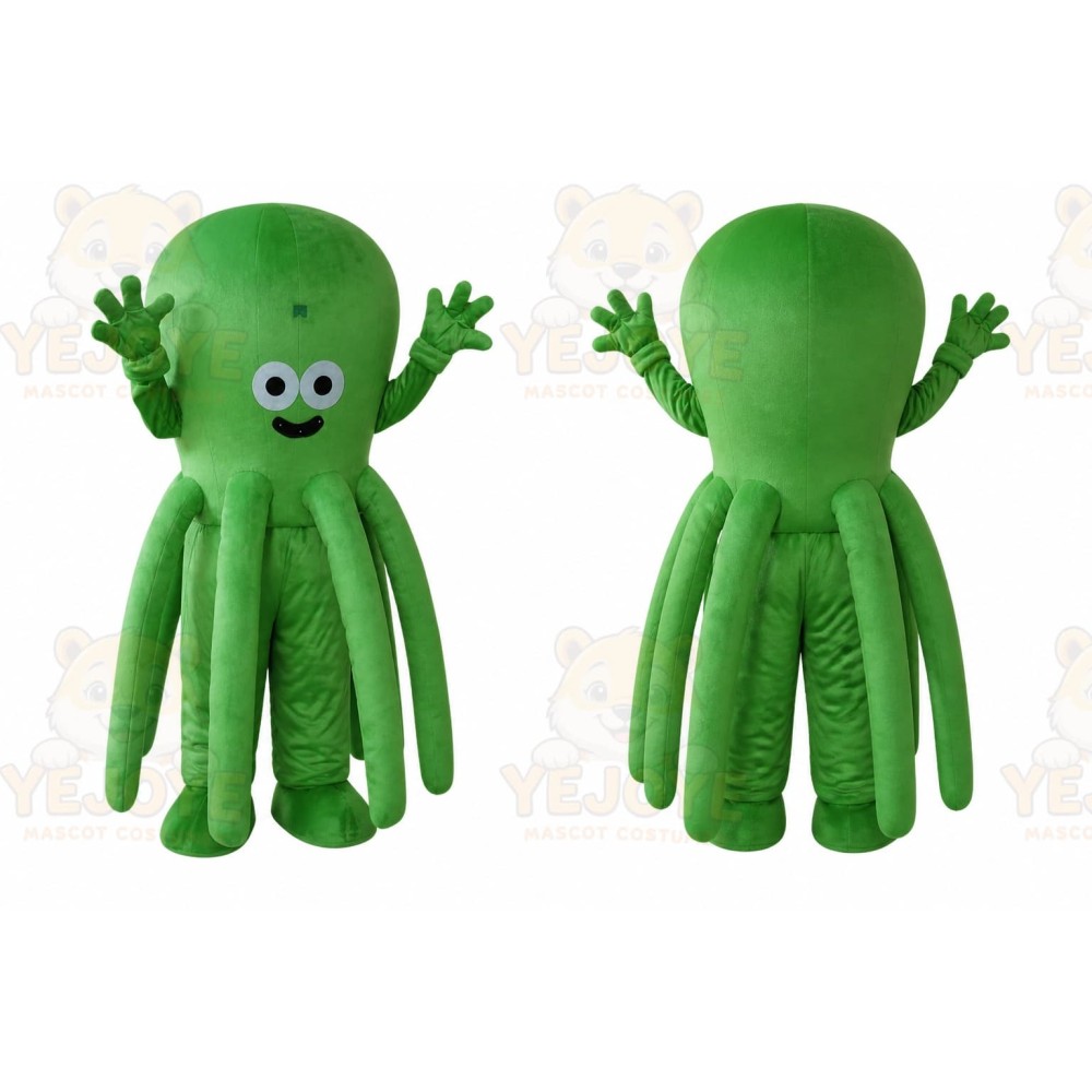 Green Octopus Mascot Costume for Adult