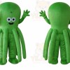 Green Octopus Mascot Costume for Adult
