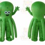 Green Octopus Mascot Costume for Adult