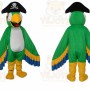 Green Parrot Cartoon Mascot Costume