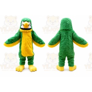 Green Plush Parrot Mascot Costume Bird