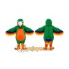 Green Plush Parrot Mascot Costume