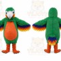 Green Plush Parrot Mascot Costume