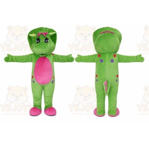 Green Pretty Drago Lady Mascot Costume