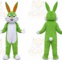 Green Rabbit Bunny Mascot Costume