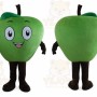 Green Red Apple Mascot Costume