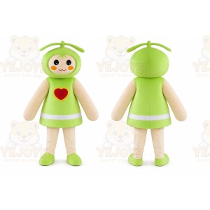 Green Seed Bud Sprout Burgeon Fenfen Plant Mascot Costume