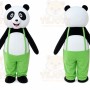 Green Strap Funny Panda Adult Animal Mascot Costume