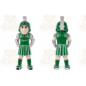 Green Titan Spartan Trojan Knight Mascot Costume