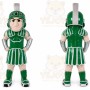 Green Titan Spartan Trojan Knight Mascot Costume