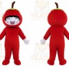 Apple Girl Mascot Costume