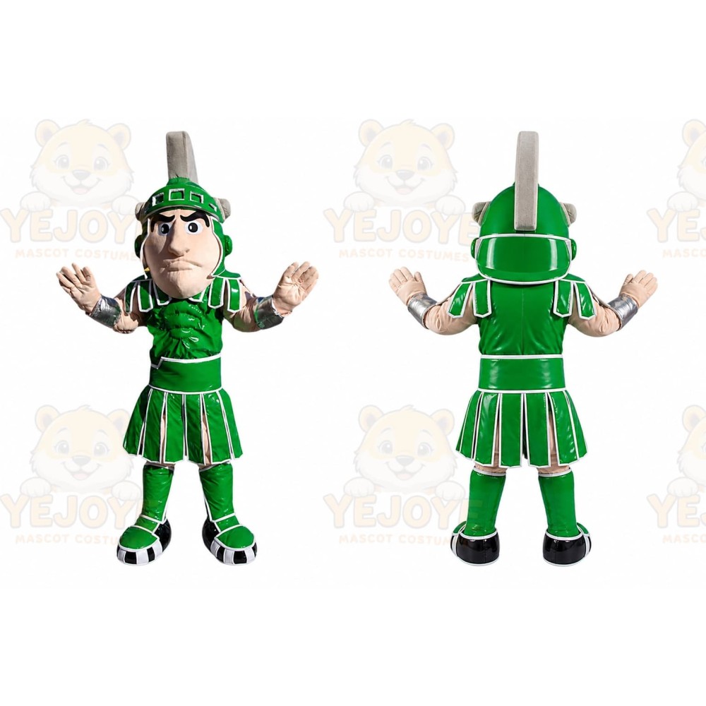 Green Warrior Mascot Costume for Adult