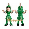Green Warrior Mascot Costume for Adult Green Warrior Mascot Costume for Adult