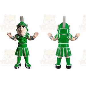 Green Warrior Mascot Costume for Adult