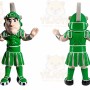 Green Warrior Mascot Costume for Adult
