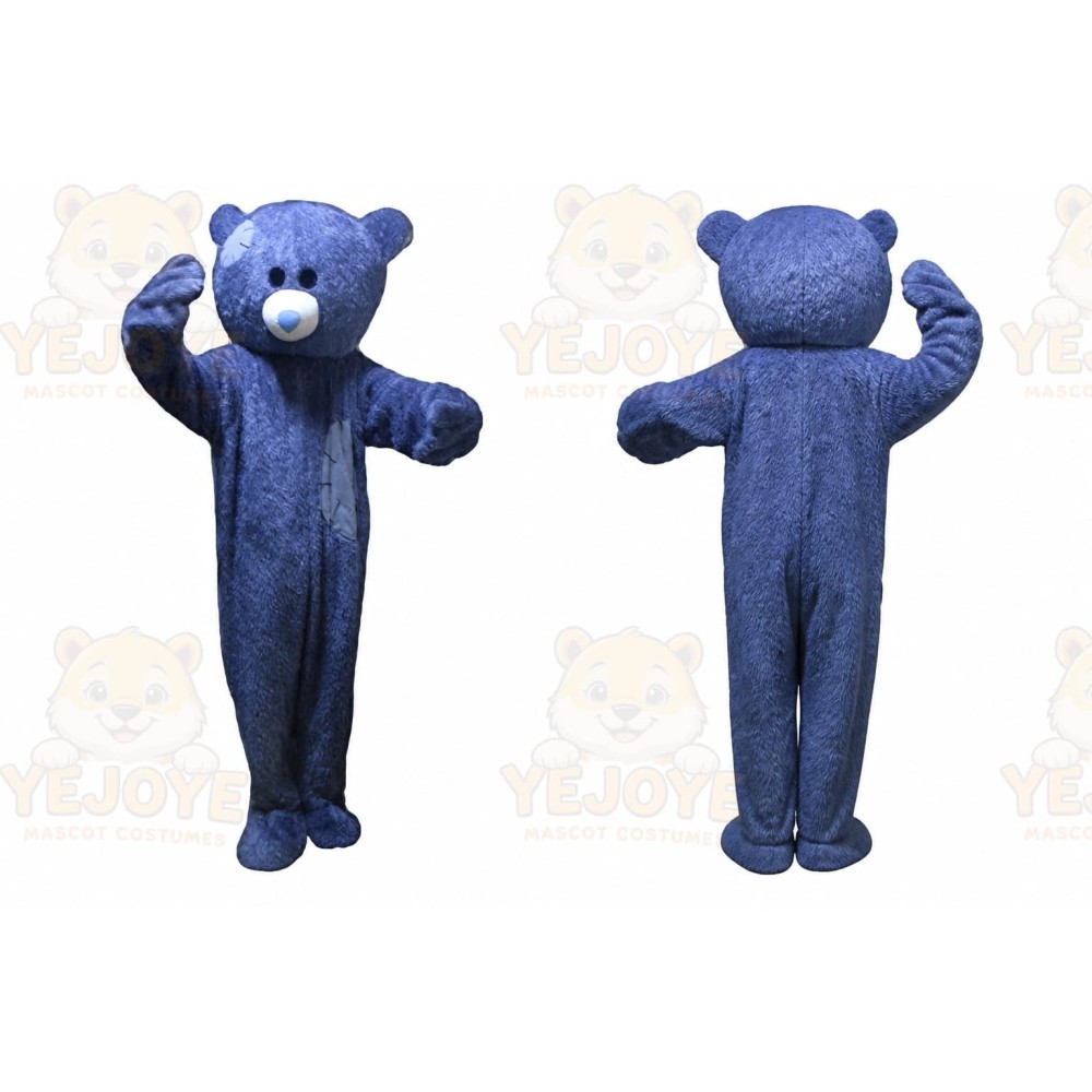 Grey Bear Mascot Costume