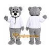 Grey Bear Mascot Costumes Grey Bear Mascot Costumes
