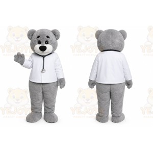 Grey Bear Mascot Costumes