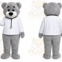 Grey Bear Mascot Costumes